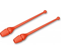 Булавы для художественной гимнастики INDIGO, термопластик, 36 см SM-352 коралловый