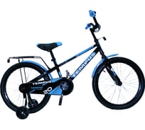 Велосипед Tempus Sun 20" цв.черный/синий