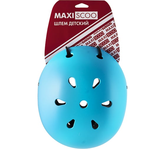 Детский шлем MAXISCOO размер M, голубой MSC-H092002M