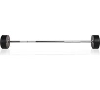 Штанга UNIXFIT PRO прямая, обрезиненная, 30 кг BBRND30PBK