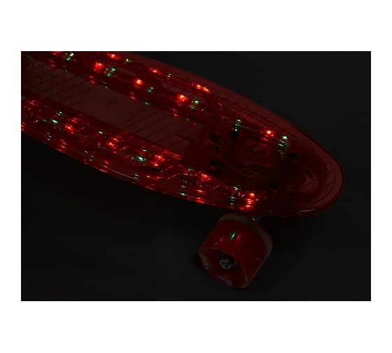 Мини-круизер Larsen Lights красный 363484