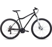 Велосипед FORWARD SPORTING 29 20, disc 29, 21 скорость, рост 21, 2020-2021, черный/белый RBKW1M19G019