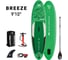 SUP-доска Aqua Marina "Breeze" 300x76x12см, насос, весло, лиш, киль, ремнабор, сумка, до 100кг BT-23BRP 2