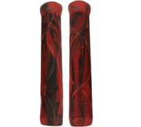 Грипсы Nonstopika 165 мм, для самокатов и велосипедов, мягкие, Red, 2 шт flus_red