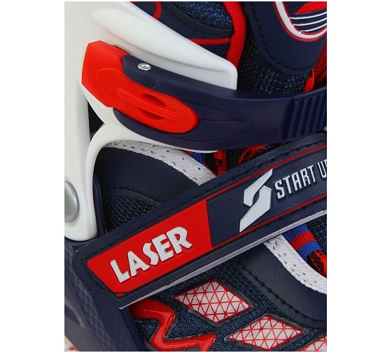 Ролики раздвижные Start Up Laser синий 360343 L (39-42)