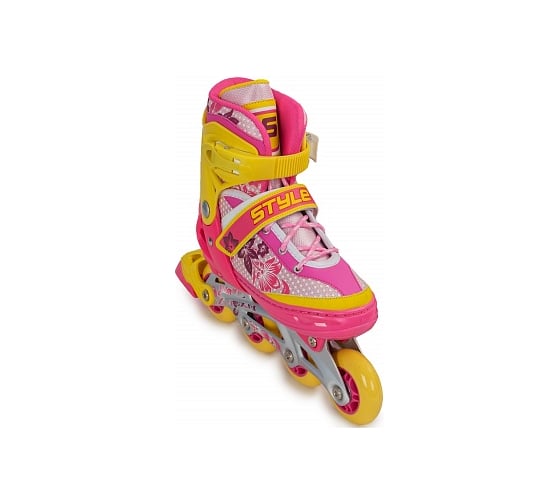 Ролики раздвижные Start Up Style розовый/оранжевый 341505 M (35-38) 4690222144307