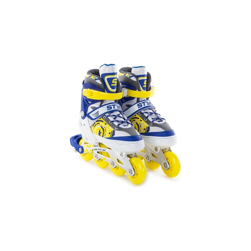Ролики раздвижные Start Up Style синий/желтый 341506 M (35-38 ...