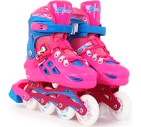 Ролики раздвижные Start Up TOP розовый 360348 L (39-42)