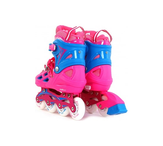 Ролики раздвижные Start Up TOP розовый 360348 L (39-42)