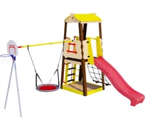 Дачный комплекс Romana Избушка + гнездо-качели R 103.29.04 СГ000004328