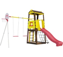 Дачный комплекс Romana Избушка + фанерные качели R 103.29.04 СГ000004325