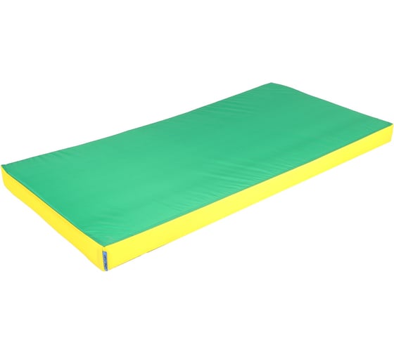 Мат ONLITOP 100х50х6 см, oxford, цвет жёлтый/зелёный 3594533 1