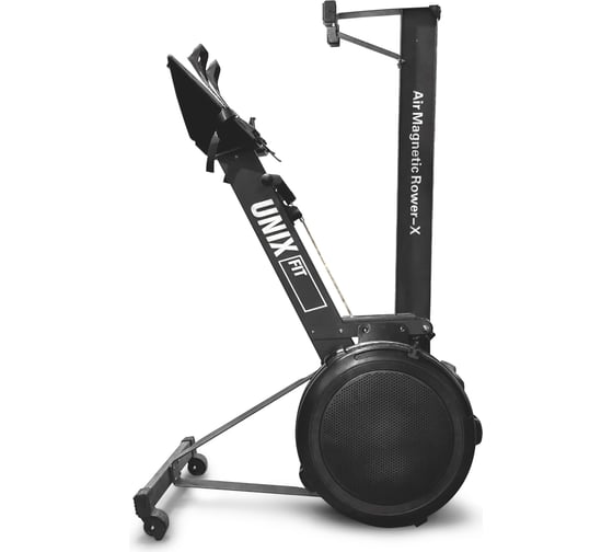 Гребной тренажер UNIXFIT Air Magnetic Rower-X Black RMAMRXB 1