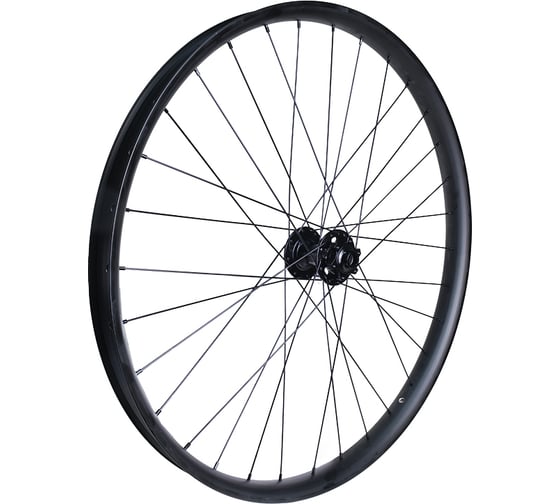 Колесо STARK 27.5" MTB переднее, двойной обод Citron DP-40 27,5", 32H, втулка Solon DH928TF 32H Disc 100 15мм, 2 промподшипники, крепление IS6, цвет черный HQ-0015478 1