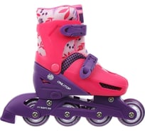 Роликовые раздвижные коньки ONLITOP, размер 30-33, колеса PVC 64 мм, пластиковая рама 5255972