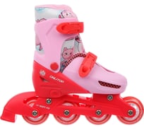 Роликовые раздвижные коньки ONLITOP, размер 34-37, колеса PVC 64 мм, пластиковая рама 5255977