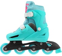 Роликовые раздвижные коньки ONLITOP, размер 34-37, колеса PVC 64 мм, пластиковая рама 4605212