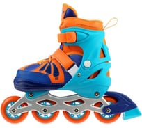 Роликовые раздвижные коньки ONLITOP, размер 30-33, колеса PVC 64 мм, пластиковая рама 4605221