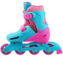 Роликовые раздвижные коньки ONLITOP, размер 34-37, колеса PVC 64 мм, пластиковая рама 4605214