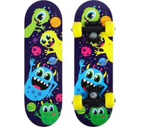 Детский скейтборд ONLITOP Чертики 44 х14 см, колеса PVC 50 мм, пластиковая подвеска 4013652