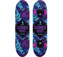 Подростковый скейтборд ONLITOP SUMMER NIGHT 62 х 16 см, колеса PVC 50 мм, пластиковая подвеска 4013657