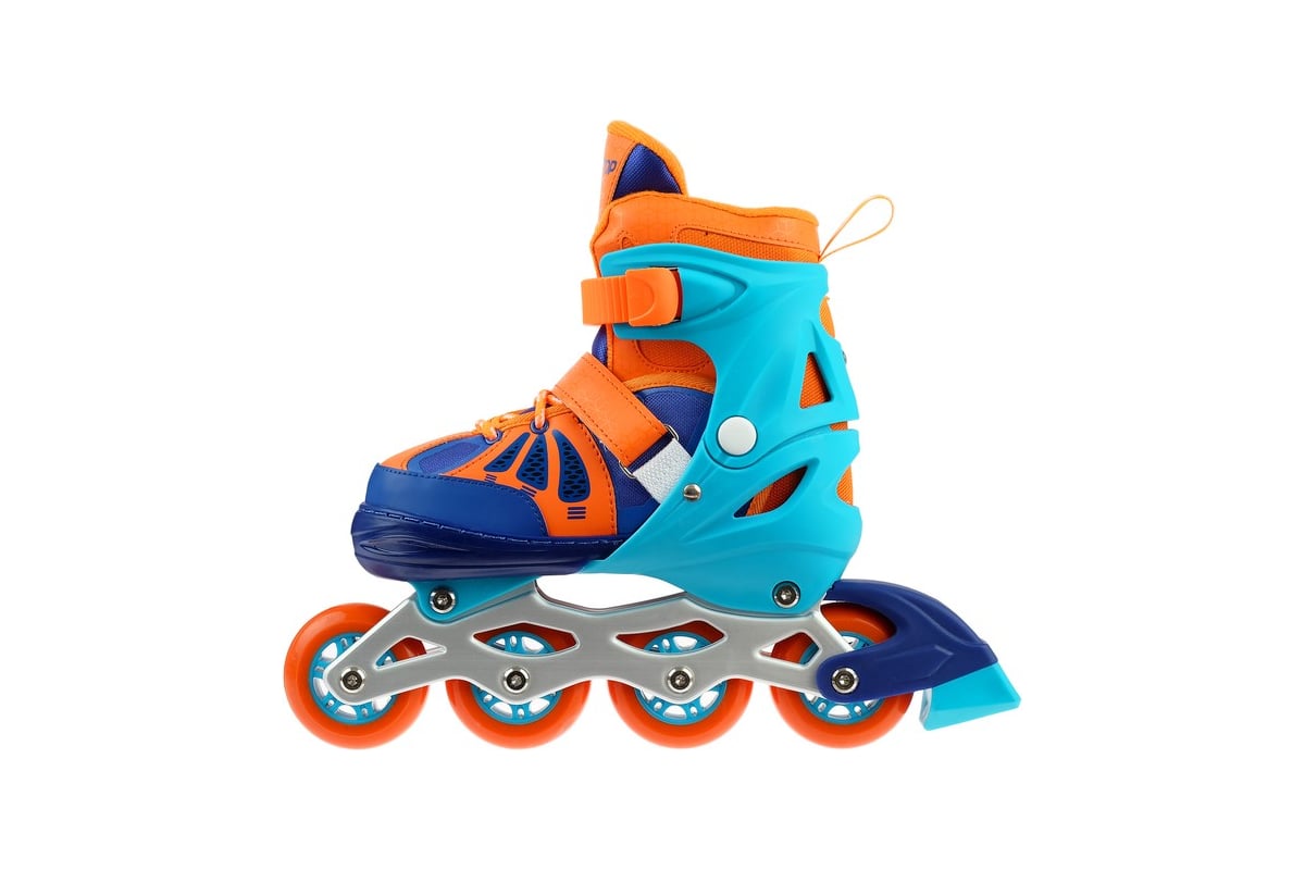 Роликовые раздвижные коньки ONLITOP, размер 30-33, колеса PU 64 мм ...