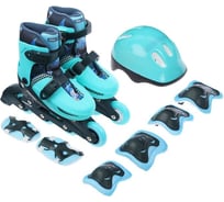 Набор ONLITOP ролики раздвижные + защита, размер 30-33, колеса PVC 64 мм, пластиковая рама 5255968