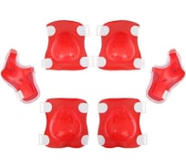 Роликовая защита ONLITOP, размер универсальный, цвет красный 134225