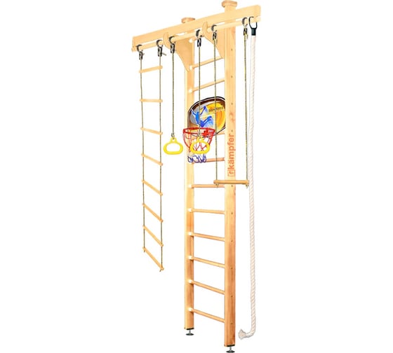 Шведская стенка Kampfer Wooden Ladder Ceiling Basketball Shield 52432