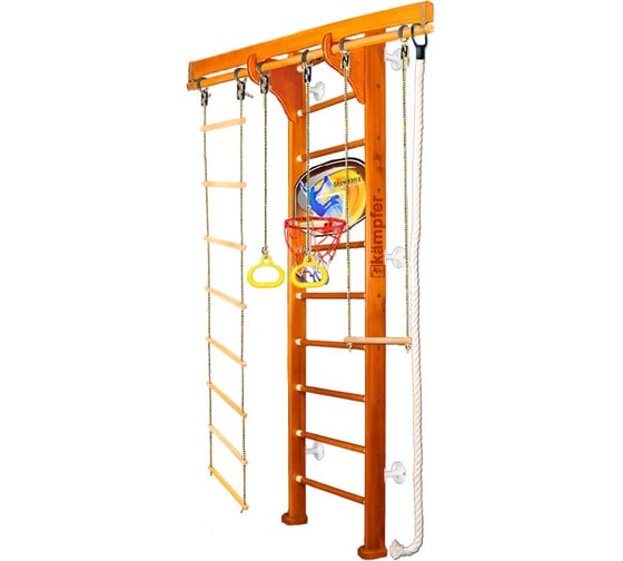 Шведская стенка Kampfer Wooden Ladder Wall Basketball Shield 52426