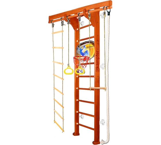 Шведская стенка Kampfer Wooden Ladder Wall Basketball Shield 52427