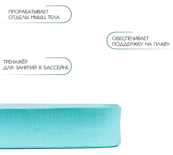 Доска для плавания ONLITOP 40х27х4 см 536079