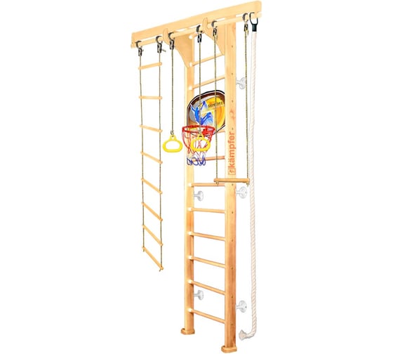 Шведская стенка Kampfer Wooden Ladder Wall Basketball Shield 53793