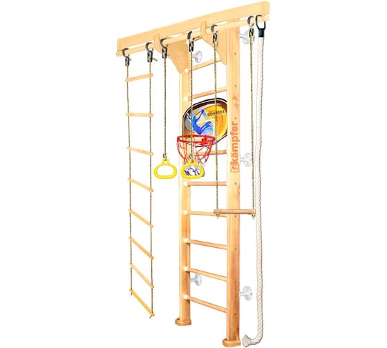 Шведская стенка Kampfer Wooden Ladder Wall Basketball Shield 53794