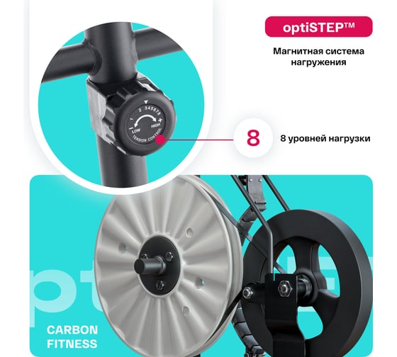 Эллиптический тренажер домашний Carbon Fitness E20