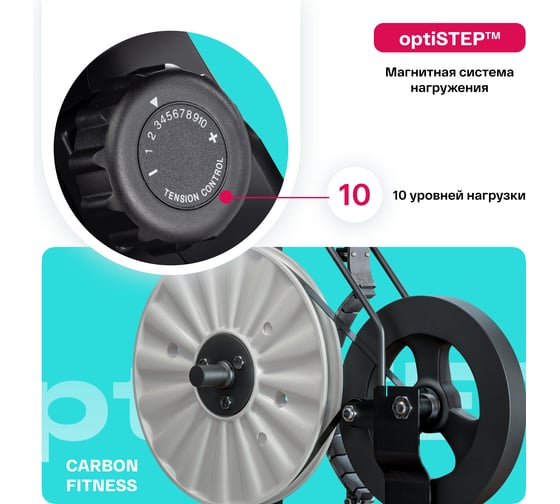 Эллиптический тренажер домашний Carbon Fitness E70