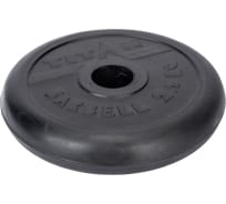 Обрезиненный диск Титан d 31 мм, чёрный 2,5 кг 1069