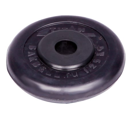 Обрезиненный диск Титан d 26 мм, чёрный 1.25 кг 1061