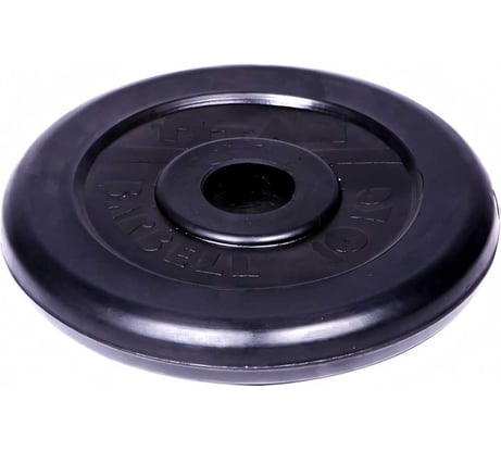 Обрезиненный диск Титан d 31 мм, чёрный 10.0 кг 1071