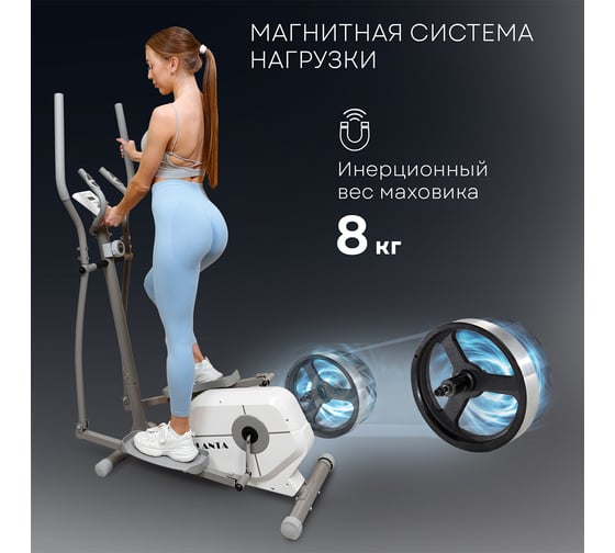 Эллиптический тренажер для дома Planta FD-Е900, магнитный FD-E900