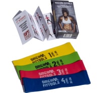 Набор фитнес-резинок для тренировок Original FitTools 46 см FT-MBST