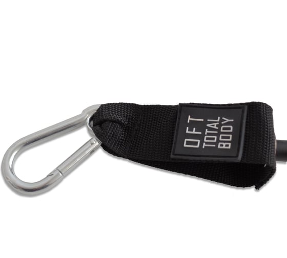 Эспандер из натурального латекса Original FitTools с карабинами сопротивления, 15 lbs FT-ULTX-15