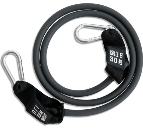 Эспандер из натурального латекса Original FitTools с карабинами сопротивление 30 lbs FT-ULTX-30