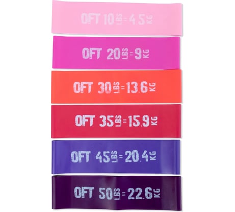 Набор из 6 широких мини-эспандеров Original FitTools FT-75-NIKA