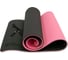 Двухслойный коврик для йоги Original FitTools 10 мм, TPE, черно-розовый FT-YGM10-TPE-BPNK 3