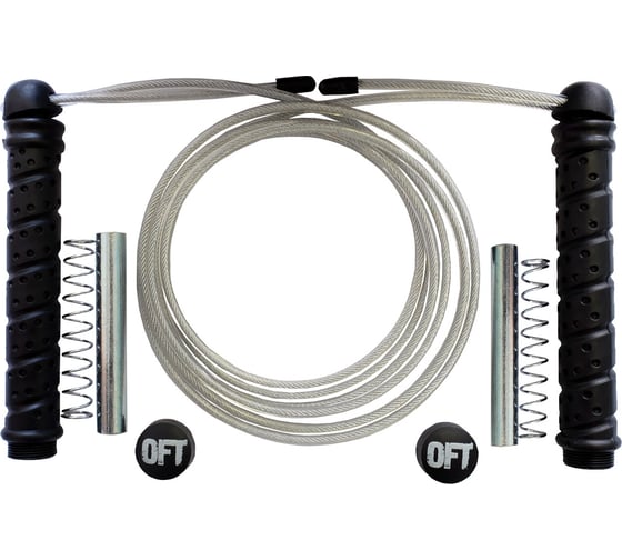 Утяжеленная профессиональная скакалка Original FitTools FT-JR-83