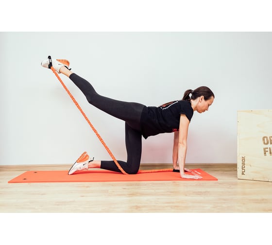 Эспандер Original FitTools 120 см, в защитном кожухе LIGHT FT-TUBE-6912