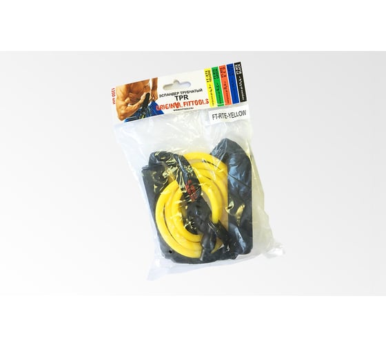 Трубчатый эспандер Original FitTools 5х9х1350 мм FT-RTE-YELLOW