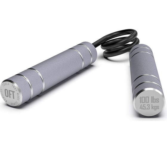 Кистевой эспандер Original FitTools с алюминиевыми рукоятками, нагрузка 100LBS FT-AHGT-100
