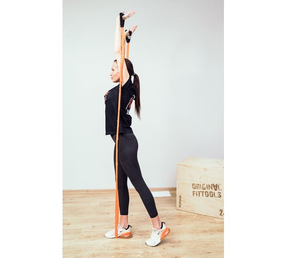 Эспандер Original FitTools 120 см, в защитном кожухе MEDIUM FT-TUBE-71112